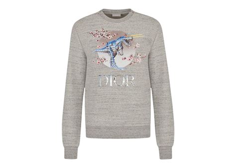 Dior x Sorayama Tyrannosaurus Rex Cherry Blossom Crewneck 